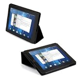 PU Leather Folding Cover Case (Black)