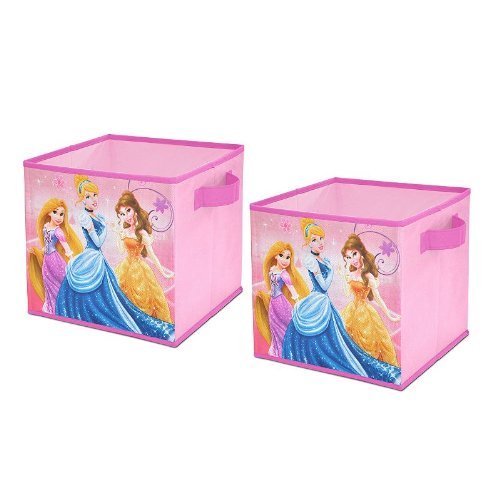 Disney Princess 2 pk Collapsible Storage Cubes Angel M. Lamer