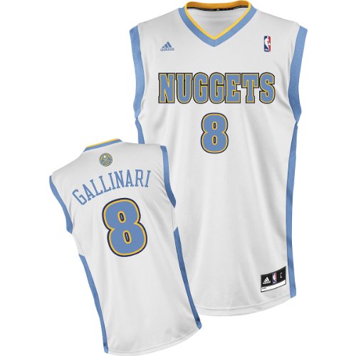 Adidas Denver Nuggets Danilo Gallinari Revolution 30 Replica Home Jersey 4Xl