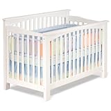 Atlantic Furniture J-98302 Columbia Convertible Crib in White