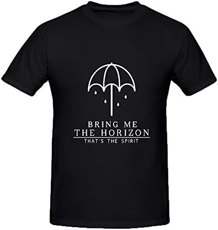 YDF Men's Bring Me The Horizon Shirts Cotton Black M