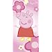 CharacterWorld Peppa Pig Flower Spot Towel