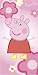 CharacterWorld Peppa Pig Flower Spot Towel Image