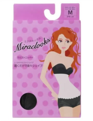 ミラクルックス ウエストニッパー ブラック M