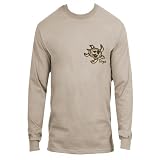 Men's UV Sun Protective, 100% Cotton Long Sleeve T-Shirt (UPF 50+)