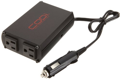 CODi 120 Watt Auto Power Inverter,Black,One Size Deals