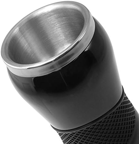 Audi Sport 14oz Black Stainless Steel Grip Travel Tumbler Coffee Mug