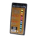 Omega Low Dust Nontoxic Colored Chalk, Assorted Colors, 12/Pack QRT305003