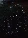 LED Solar Lichterkette 100 LEDs weiss / blau