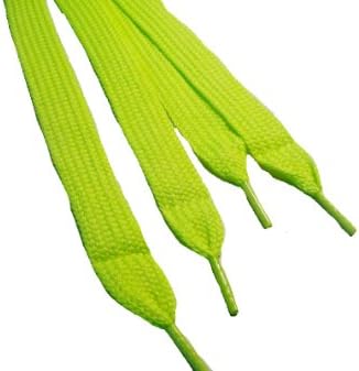 JUMBO Shoe Laces Fat / Neon Green - 50 inches Long