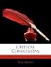 Critical Confessions