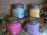 8oz Sweet Cinnamon Pumpkin Glass Jar Soy Candle - Set of 2