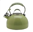 KitchenAid Teakettle 2-Quart Gourmet Essentials Porcelain Enamel Kettle , Green Apple
