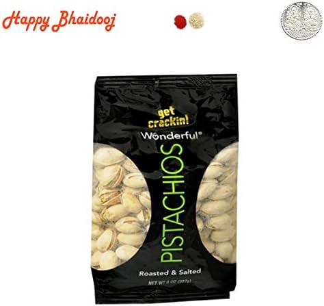 Bhai dooj Dryfruits -Wonderful Pistachios with Roli Tika