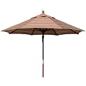 Sunbrella Wood Market Umbrella Collection - 9'
