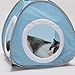 Kitty Cozy Tent with Crinkle Pad (Baby blue) cat bed