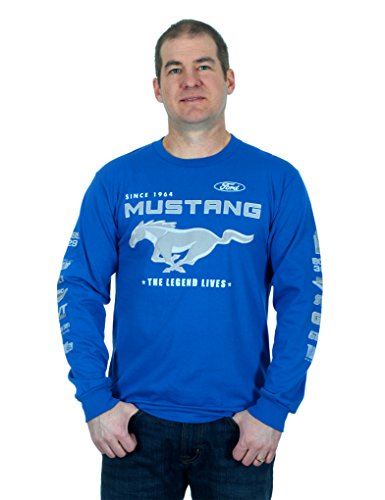 Men's Ford Mustang Collage Long Sleeve T-Shirt