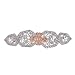 Exquisite Cubic Zirconia Diamond Silver Pin Brooch