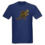 Retro Gold Spinosaurus Retro Dark T-Shirt by CafePress