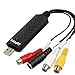 Easycap DC60+ / DC-60+ New Version 3.2A USB Grabber Video Capturer with faster chips for Video Game PS3 XBOX 360 / Game Players / DVD / VHS / Camcorder / Video Camera Compatible Vista 64 bit / XP