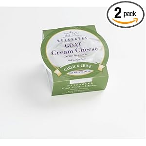 Meyenberg Cream Cheese - Garlic and Chive, 5-Ounce Tubs (Pack of 2) by Meyenberg