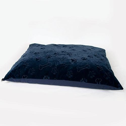 Canine Cushion Puppy Print 30" x 36" Embossed Pet Bed