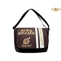 Ninja Naruto Shonen Jump Shippuden Brown Messenger Bag