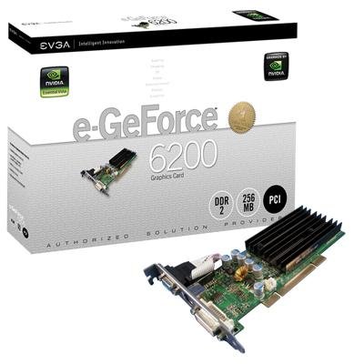 eVGA e-GeForce 6200 256MB DDR PCI Graphics Card-256-P1-N399-LX
