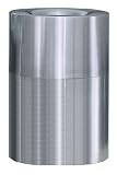Designer Line Silhouette 40 gallon Steel Large Rectangular Waste Receptacle Textured Black Waste Receptacle SR18ERBTBK