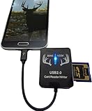 BoneView Trail and Game Camera Viewer for Android Phones, Micro USB Connector, Reads SD and Micro SD Cards