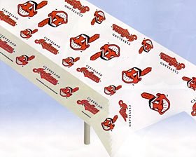 Cleveland Indians Plastic Table Cover