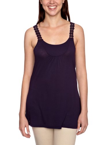 ESPRIT Damen Top T21661, Gr. 38 (M), Violett (505 blueberry) Preisvergleich