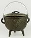 Medium Pentagram Cast Iron Cauldron