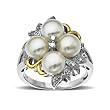 pearl cluster ring
