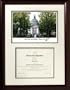 U.S. Naval Academy Graduate Framed Lithograph w/ Diploma Opening