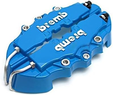 Yatos 3D Brembo Blue Style Disc Brake Caliper Covers Medium Size Front and Rear New Universal