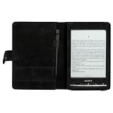 Die original GeckoCovers Luxus H�lle f�r den Sony PRS T1 Touch E-Reader Ebook Cover H�lle schwarz / black - im praktischen Buchstyle mit original Gecko Applikationvon "Gecko"