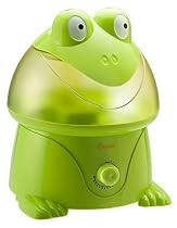 Crane Adorable 1 Gallon Cool Mist Humidifier, Frog Shape