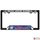 Texas Rangers Official Logo License Plate Frame