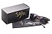 SojoS Wood Grain Brand Designer Rivets Wayfarer Sunglasses for Men