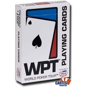 Jeu de 52 cartes : WPT OFFICIAL BEE blanc-Format : Poker-Index : 2/regular