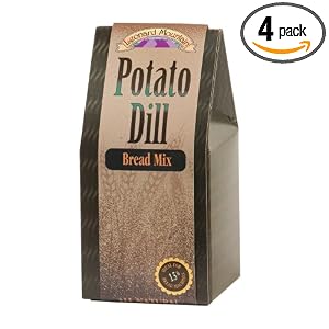 Leonard Mountain Potato Dill Bread, 19-Ounce Boxes (Pack of 4) by Mama Leone