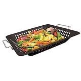 Grill Pro 98121 Square Porcelain Coated Grill Top Wok