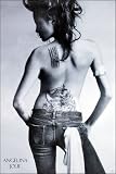 Angelina Jolie Back Tattoos Black & White POSTER 23.5 X 34 sexy (poster sent from USA in PVC pipe)