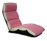Plain Lazy Crash Pad Chair, Pink / White