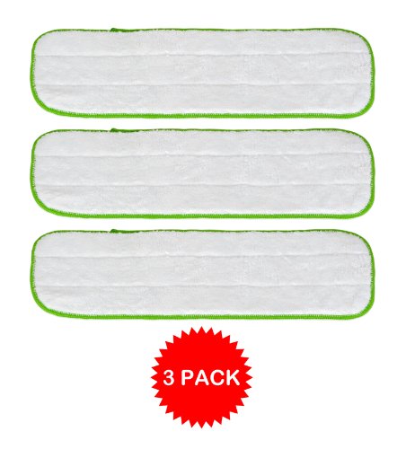 Star Fiber Star Mop Micro Fiber Refill Pad, Set of 3