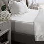 100% Mulberry 19MM Charmeuse Silk Fitted Sheet (IVORY) - KING 150 x 200 +26 cm