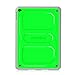Fintie iPad Air 2 Case - CaseBot Tuatara Series Rugged Unibody Dual Layer Hybrid Full Protective Cover with Built-in Screen Protector and Impact Resistant Bumper for iPad Air 2 (2014 Model), Green