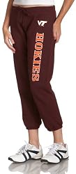 Virginia Tech Hokies Junior's Fleece Capri Pant