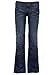Womens Jeans Ladies Pants Strechy Boot Cut Trousers Bootleg Faded Blue US 6-14